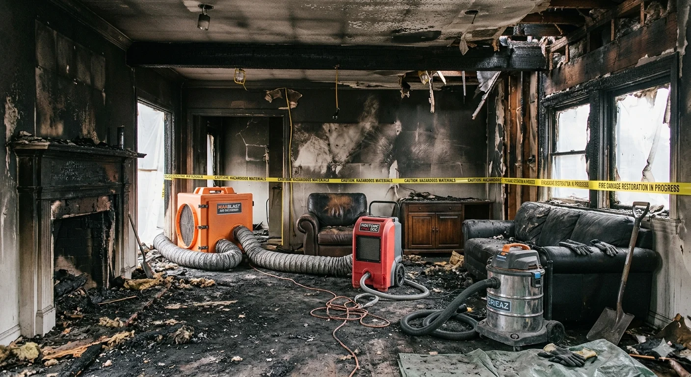 Fire and Smoke Damage Restoration Greensboro, NC